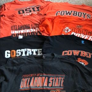 7 Men’s Large Oklahoma State T-shirts
